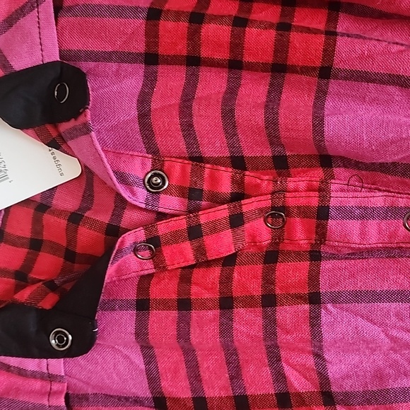 NWT Free People Red Combo Top XS - Picture 10 of 15